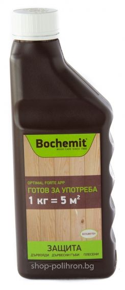 Bochemit impregnant for wood Opti F  app 1kg ready for use,  transperant