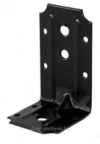 Black metal plate corner VD-KP06 60/100/60 / 2mm