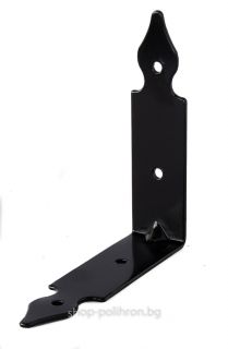 Black metal angle bracket VD-KB15 150/150/40/4mm
